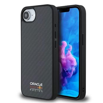 Red Bull Carbon Shiny Logo MagSafe Zadní Kryt pro iPhone 16e/17e Black