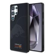 Red Bull Leather Meshed Debossed Logo MagSafe Zadní Kryt pro Samsung Galaxy S25 Ultra Navy