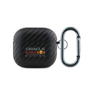 Red Bull PU Karbonové Pouzdro pro AirPods 4 Black