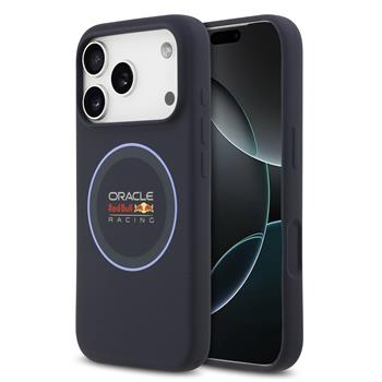 Red Bull Silicone Blue Ring MagSafe Zadní Kryt pro iPhone 17 Pro Navy