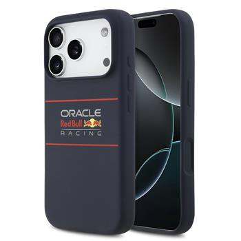 Red Bull Silicone Horizontal Logo MagSafe Zadní Kryt pro iPhone 17 Pro Max Navy