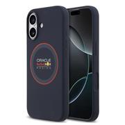 Red Bull Silicone Red Ring MagSafe Zadní Kryt pro iPhone 17 Navy
