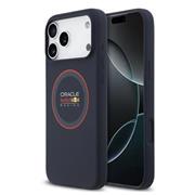 Red Bull Silicone Red Ring MagSafe Zadní Kryt pro iPhone 17 Pro Max Navy