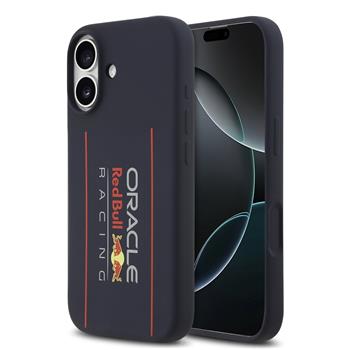 Red Bull Silicone Vertical Logo MagSafe Zadní Kryt pro iPhone 17 Navy