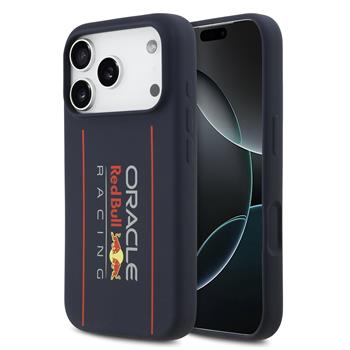Red Bull Silicone Vertical Logo MagSafe Zadní Kryt pro iPhone 17 Pro Max Navy