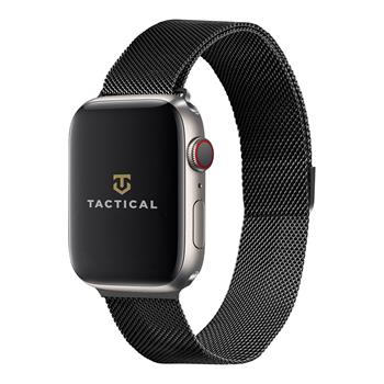 Tactical 351 Loop Magnetický Kovový Řemínek pro Apple Watch 1/2/3/4/5/6/7/8/9/10/11/SE 42/44/45/46mm Black