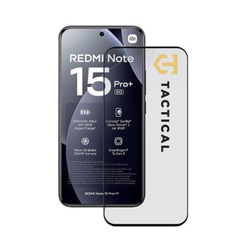 Tactical Glass Shield 5D sklo pro Xiaomi Redmi Note 15 Pro+ 4G/5G Black