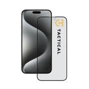 Tactical Glass Shield Privacy Stealth 5D sklo pro Apple iPhone 15 Pro Max Black