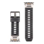 Tactical Tough Band pro Apple Watch Ultra Black/Silver