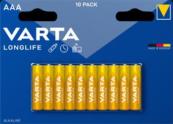 Varta Longlife AAA Baterie 10ks